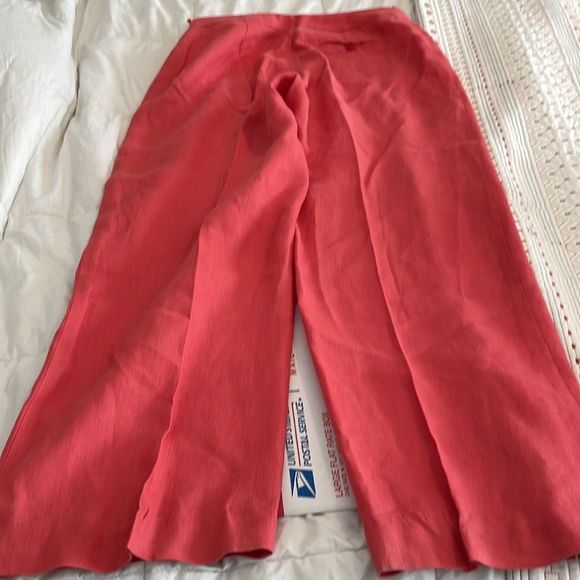 Linen pants Cape Cod red size 12 - Picture 2 of 6